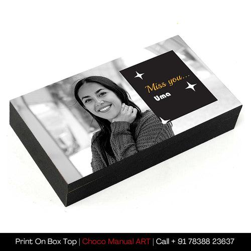 I Miss You Customised Chocolate Gifts Online In India