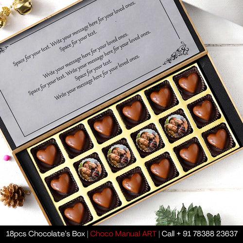 Send Kiss Day Premium Personalised chocolate gift