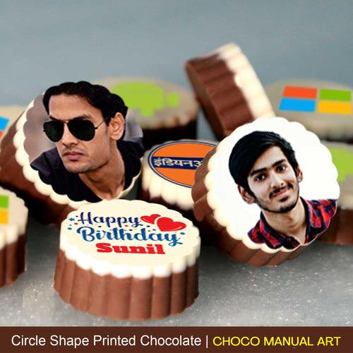 "MISS YOU" Gift Idea | Buy Photo Printed Chocolate with Personalised Name