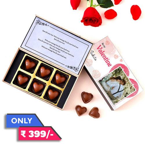 Be My Rose Valentine Personalised Chocolate Box