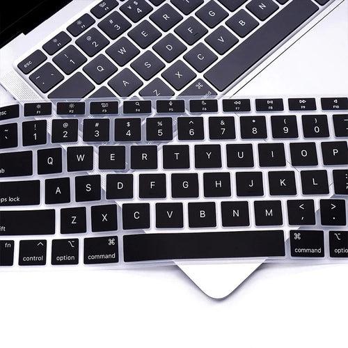 Vaku Luxos Keyboard Guard for MacBook Air 13.6-inch (M2 Chip) - Silicon Black