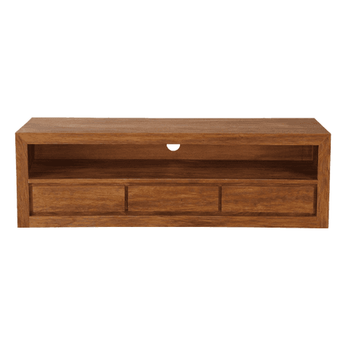 Solid Wood Voted Plasma Tv unit Grand Honey