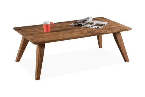 Solid Wood Buck Coffee Table Stone