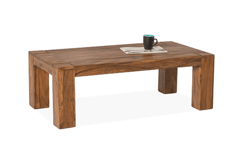 Solid Wood Romeo Coffee Table Stone