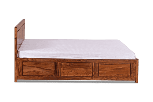 Solid Wood Essential Bed with Hydraulic Storage