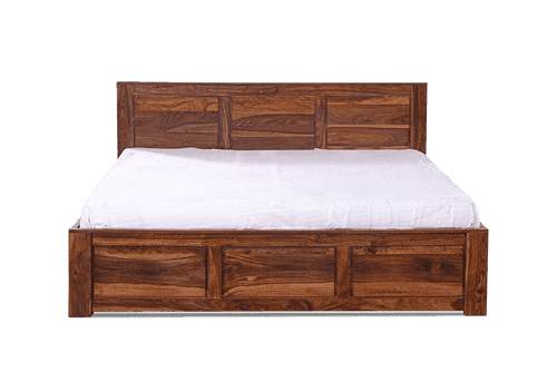 Solid Wood Essential Bed with Hydraulic Storage