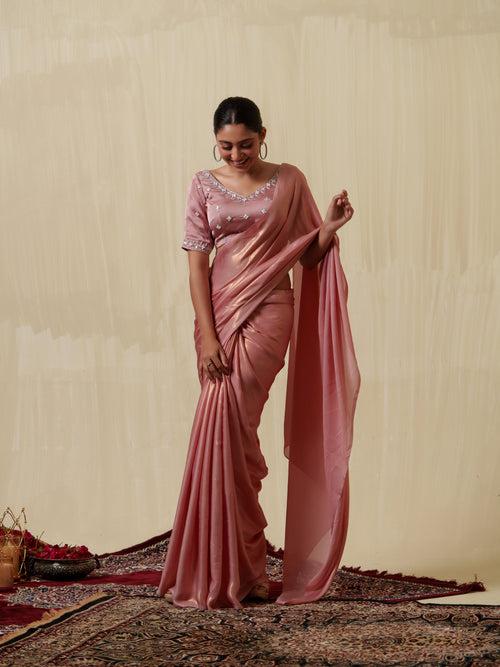 Ridhi pink saree