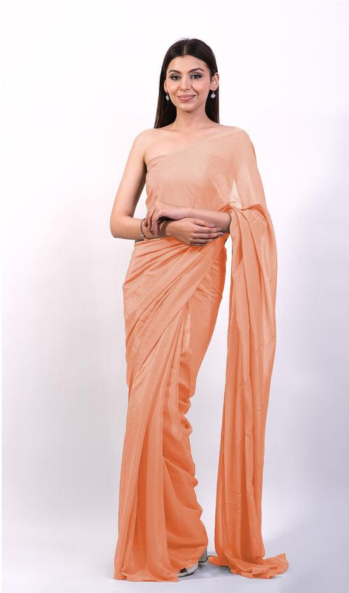 Anvi Orange Saree