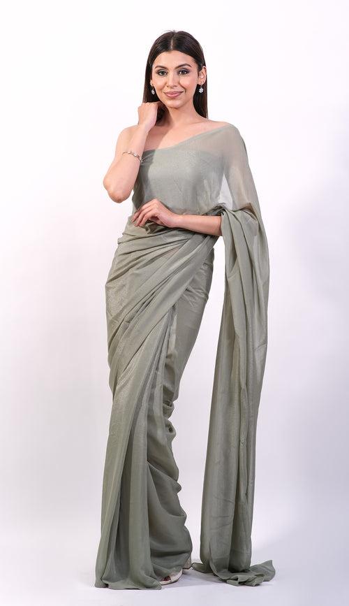 Ritika Green Saree