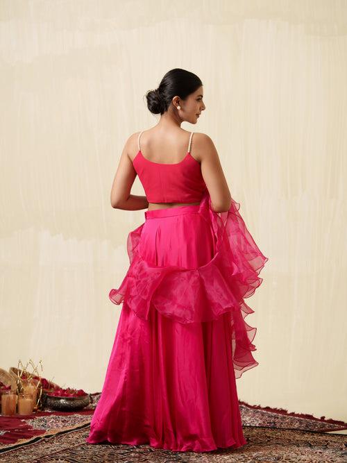 Avya pink lehenga