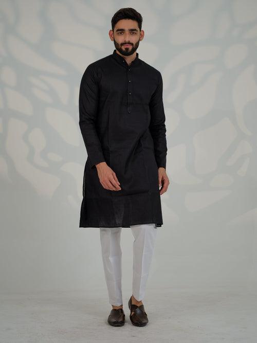 Biss Black Kurta