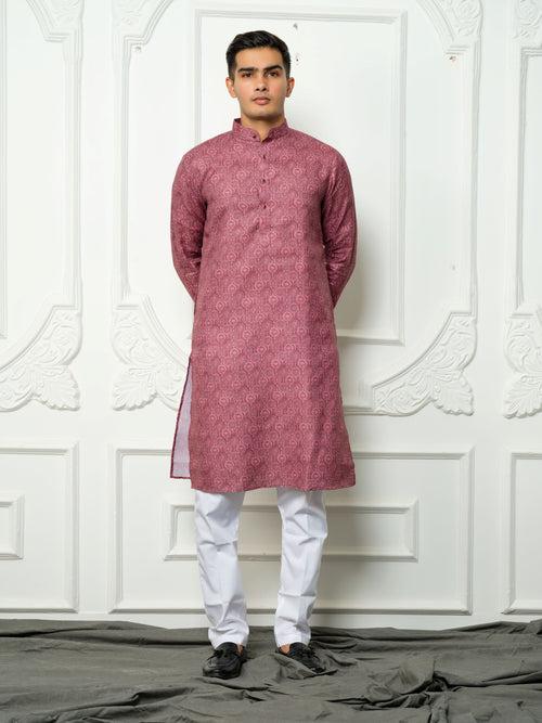 Madhur pink kurta