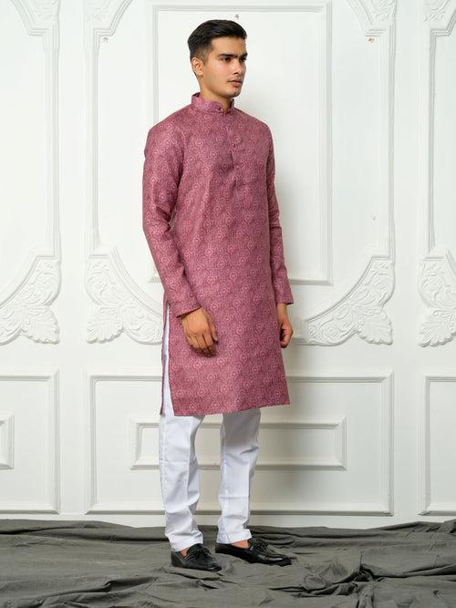 Madhur pink kurta