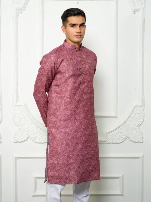 Madhur pink kurta