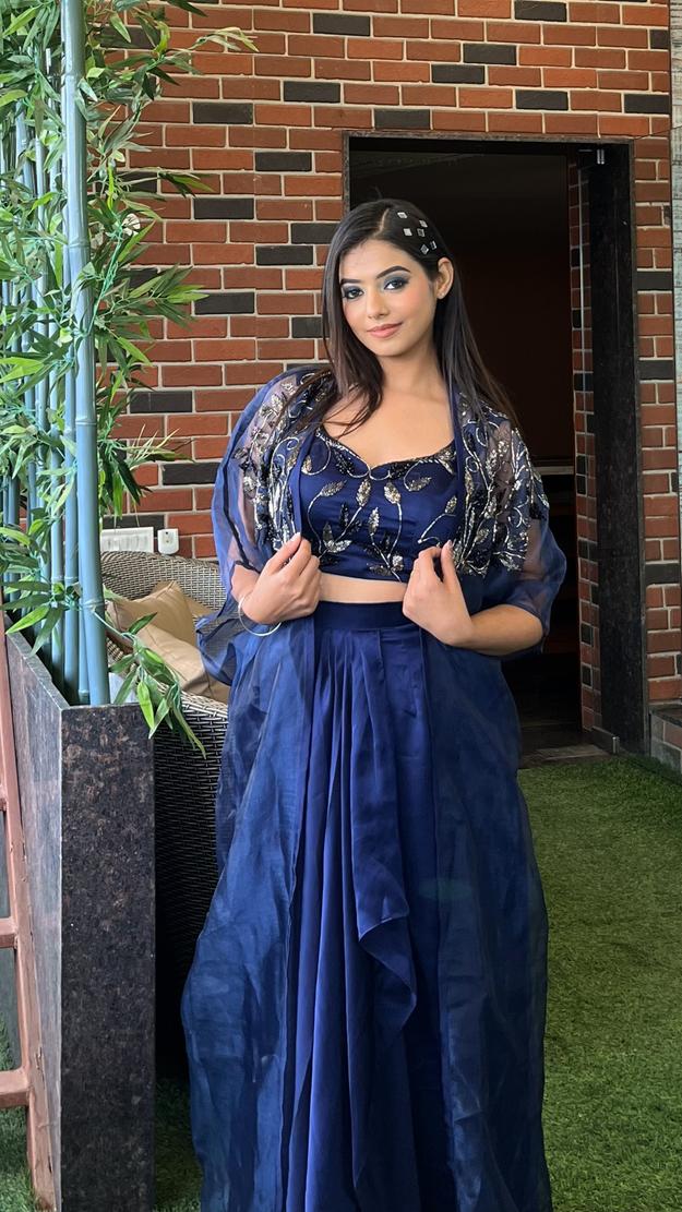 Kriti blue co-ord set