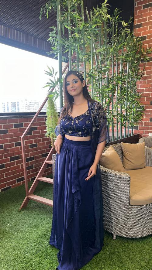 Kriti blue co-ord set