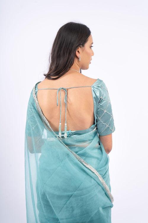 Aisha Organza Saree