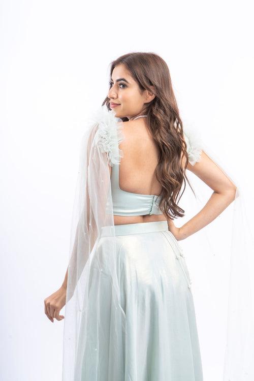 Krisha Blue Lehenga