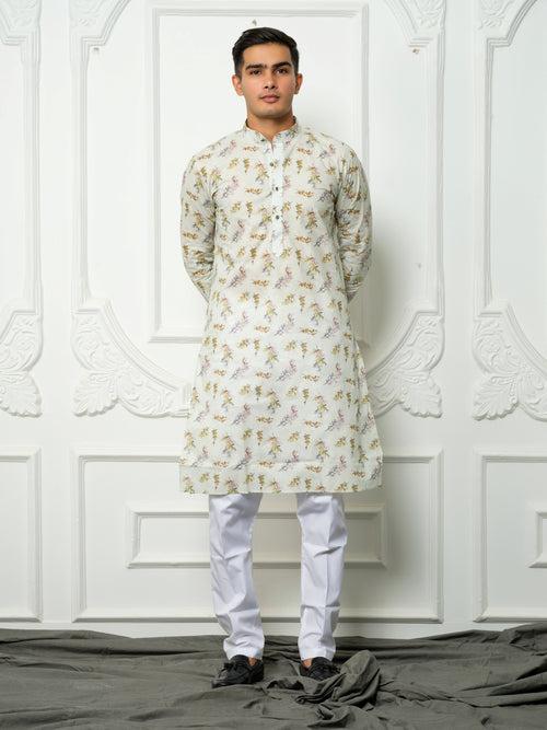 Karan off-white kurta