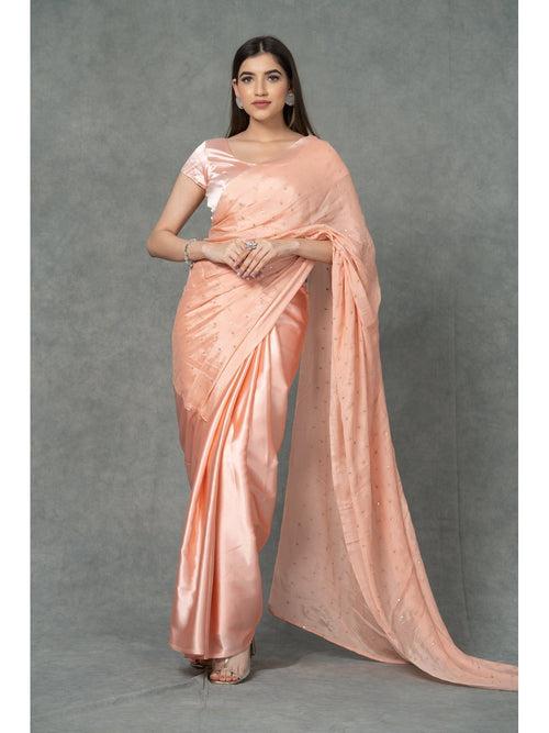 Mehak Half & Half Georgette Saree