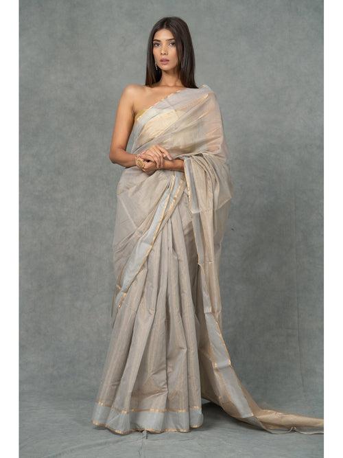 Dhua Tissue Chanderi Saree