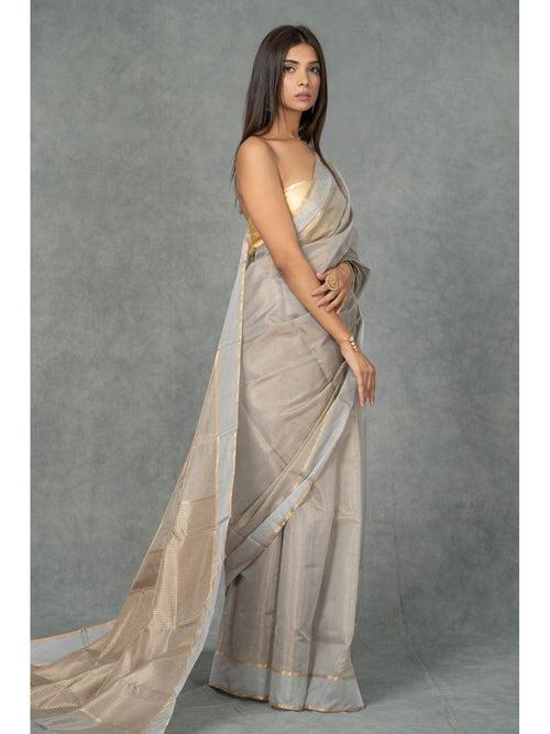 Dhua Tissue Chanderi Saree