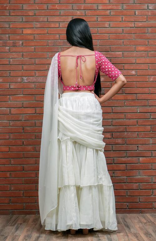 Rashi Pre-draped Skirt Saree