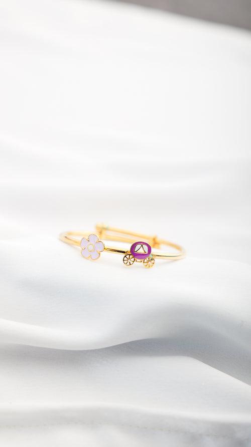 Flower - Carriage Adjustable Bangle