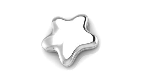 Sterling Silver Star Keepsake Baby Box