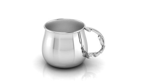 Silver Baby Cup with a 123 Handle