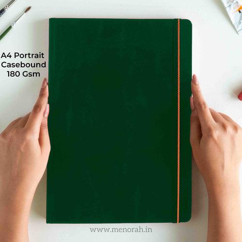 A4 - CASEBOUND SKETCHBOOK - 180GSM - (PORTRAIT)