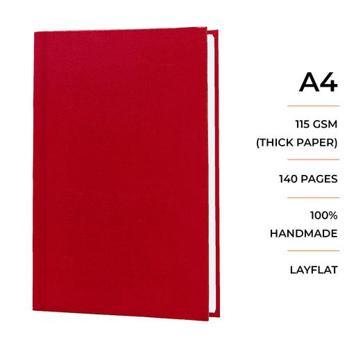 A4 - PREMIUM SKETCHBOOK - 115GSM - Hard Case Bound  - (PORTRAIT)