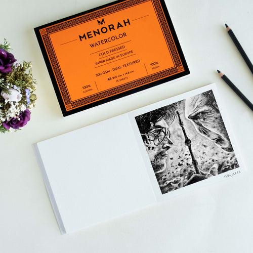 SQUARE - WATER COLOUR Papers, 300GSM 100% COTTON (15.0 x 15.0 cm)