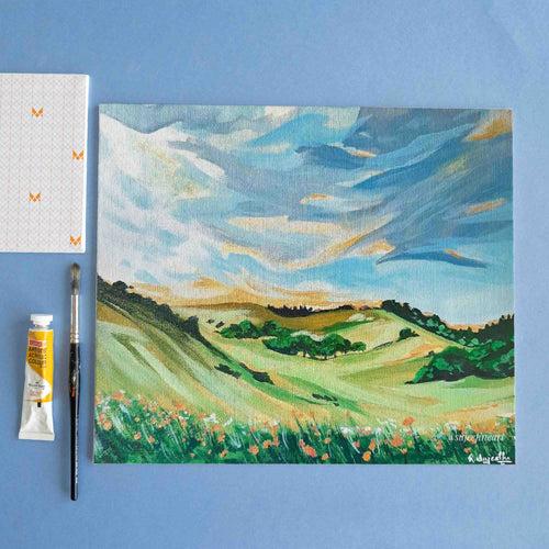 CANVAS PANELS - 13.5 OZ ( 420GSM ) - PACK OF 4 - (12.0 x 14.0 inch)