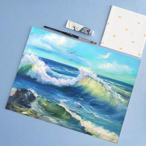 CANVAS PANELS - 13.5 OZ ( 420GSM ) - PACK OF 4 - (12.0 x 16.0 inch)