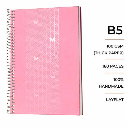 B5 - UNICORN NOTEBOOK / JOURNAL - 100GSM - METAL SPIRAL