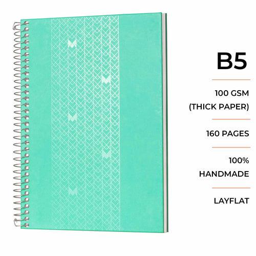 B5 - UNICORN NOTEBOOK / JOURNAL - 100GSM - METAL SPIRAL