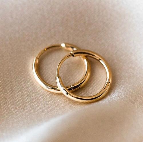 Everyday Hoops- 18K Gold Plated