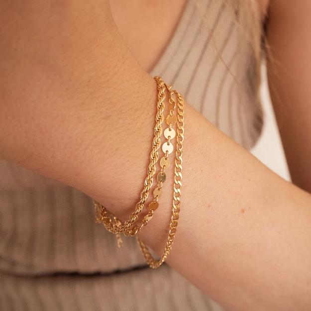 Ella Bracelet Stack-18K Gold Plated