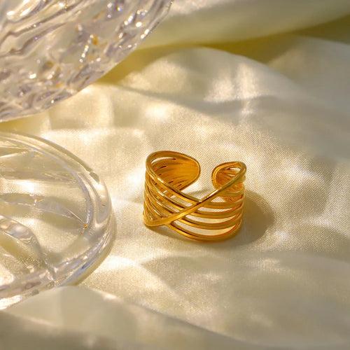 Cali Ring- 18K Gold Plated