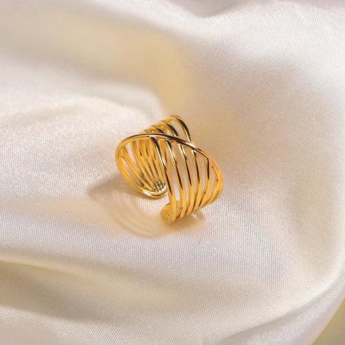 Cali Ring- 18K Gold Plated