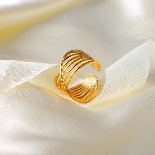 Cali Ring- 18K Gold Plated