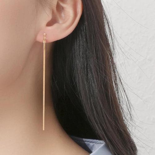 Snake String Earrings