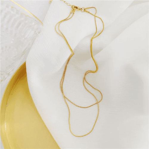 Twine Necklace- 18K Gold Plated