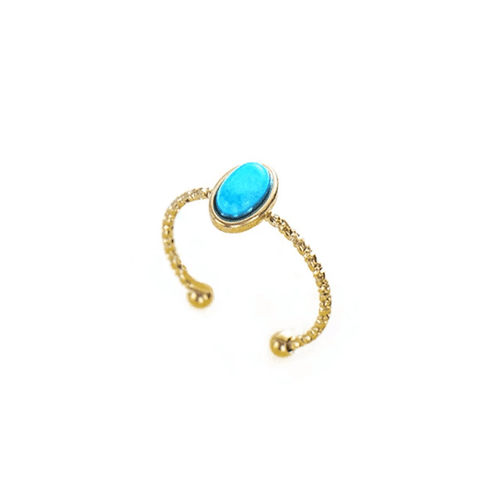 Azure Ring- 18K Gold Plated