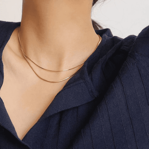 Twine Necklace- 18K Gold Plated