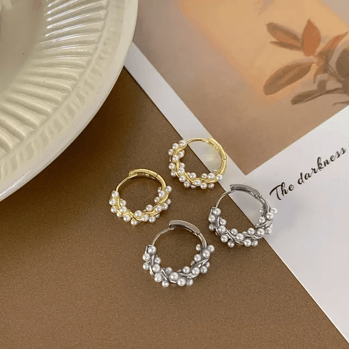 La Pearl Earrings- 18K Gold Plated