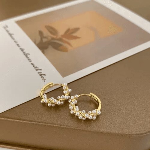 La Pearl Earrings- 18K Gold Plated