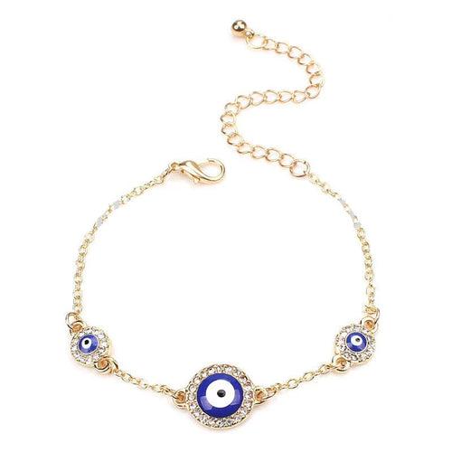 Evil Eye Tres Anklet