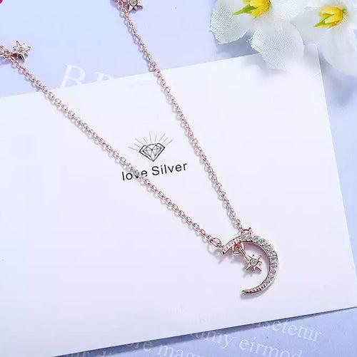 Mooncharm Necklace- 925 Silver